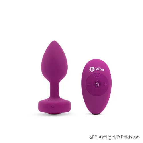 B-Vibe Vibrating Jewel Butt Plug In Pakistan