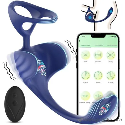 Cock Ring With Prostate Massager App Control