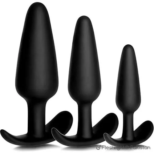 Long Session Silicone Butt Plugs Set