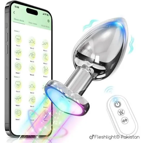 Luminous Vibrating Butt Plug