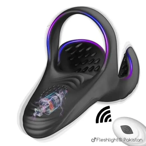 Rotating Prostate Massager With Vibrating Cock Ring In Pakistan