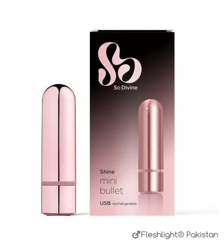 Shine Rechargeable Mini Bullet Vibrator In Pakistan 