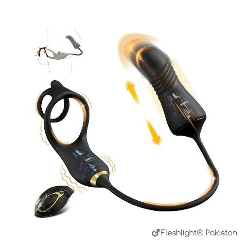 Thrusting Prostate Massager Vibrating Penis Ring In Pakistan